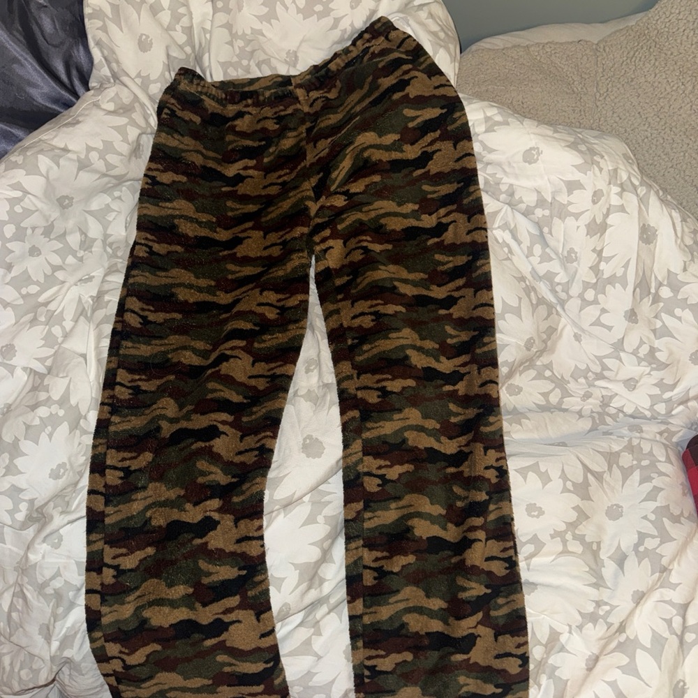 Camouflage Patterned Pants